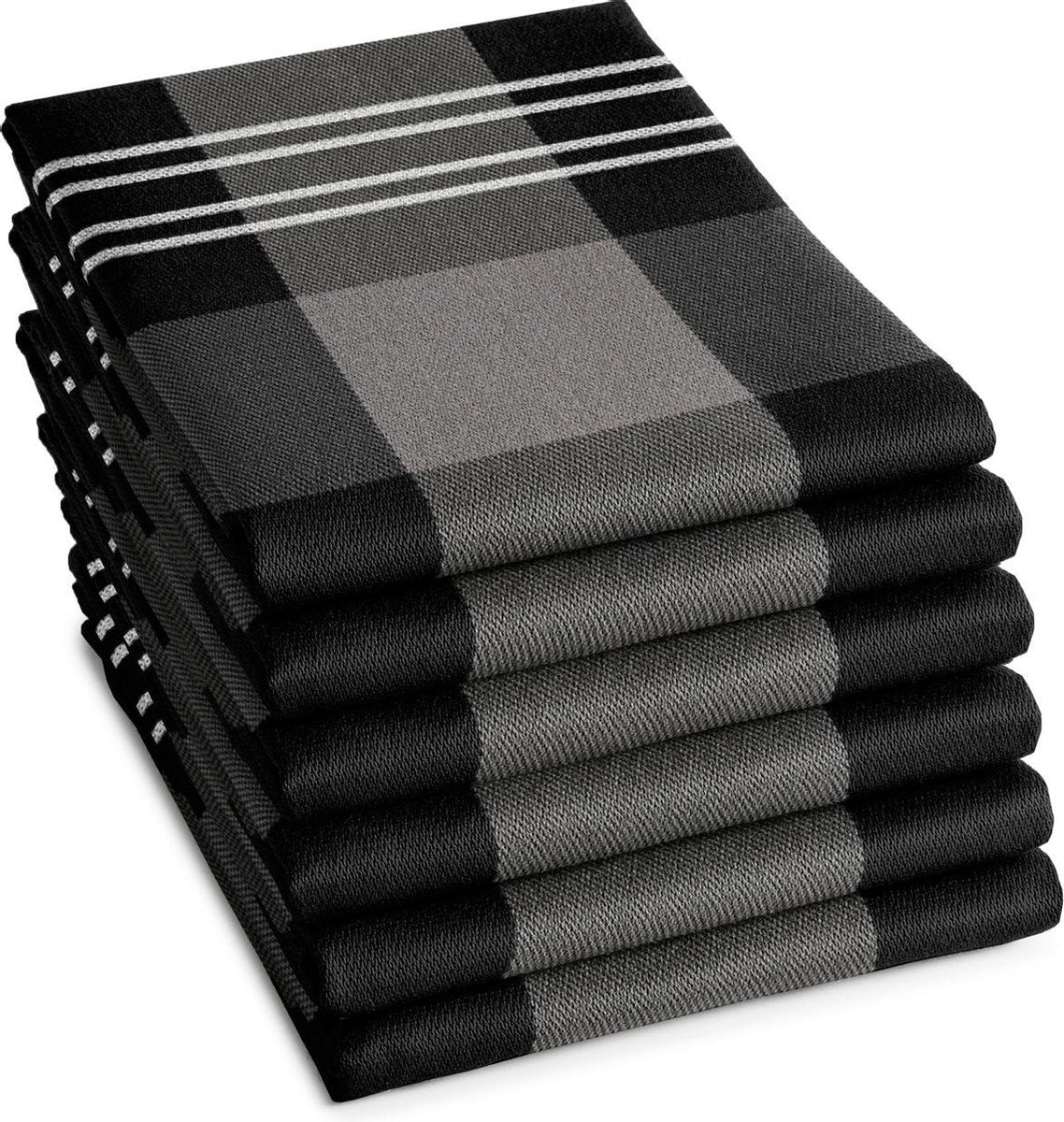 DDDDD Feller - Theedoek - Grey - 6 stuks