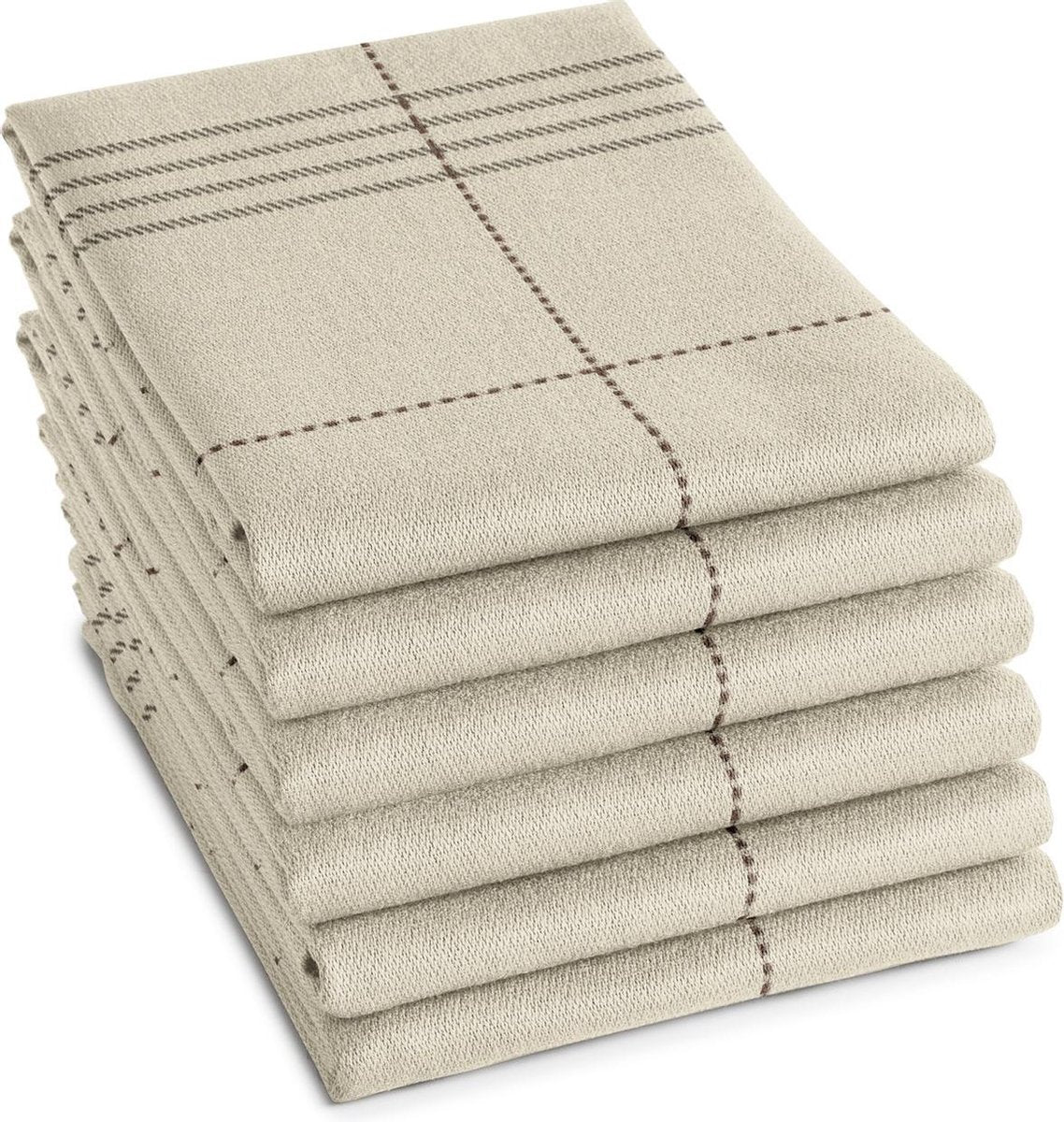 DDDDD Organic Morvan - Theedoek - Naturel - 6 stuks