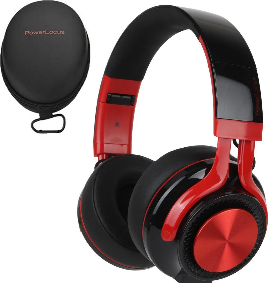 PowerLocus P3 draadloze Over-Ear Koptelefoon P3 Inklapbaar - Bluetooth - Met microfoon
