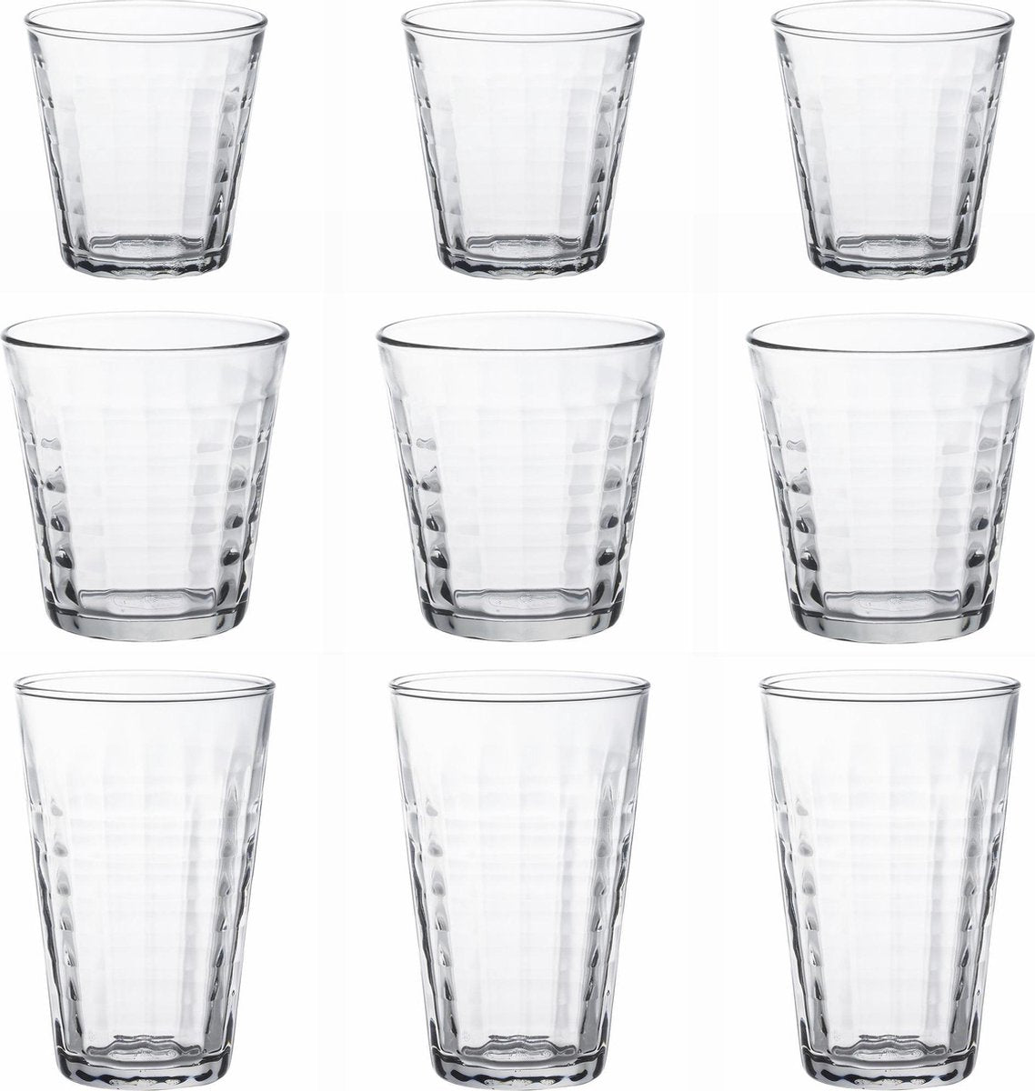 Duralex 18-Delige Glazenset Prisme - Gehard Glas - 22cl - 27
