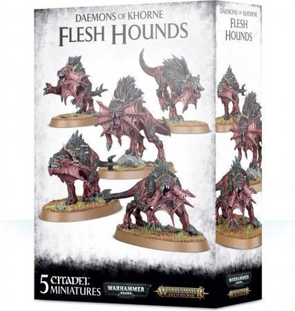 Age of Sigmar/Warhammer 40.000 - Daemons of Khorne Flesh Hounds
