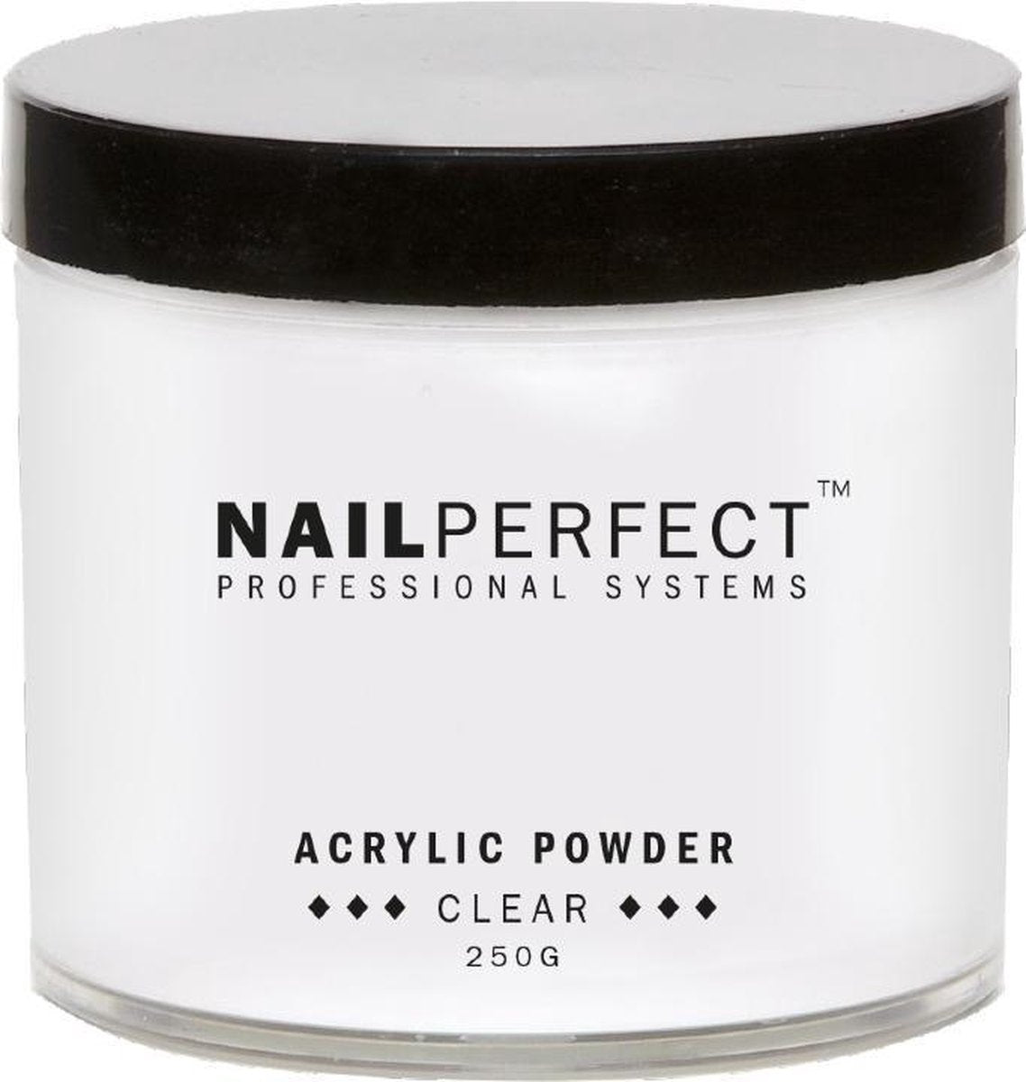 Nail Perfect Premium Acrylic Powder Clear 250gr
