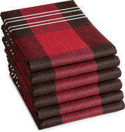 DDDDD Feller - Theedoek - Red - 6 stuks
