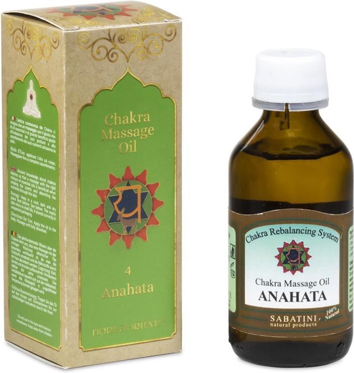Massageolie 4e Chakra Anahata