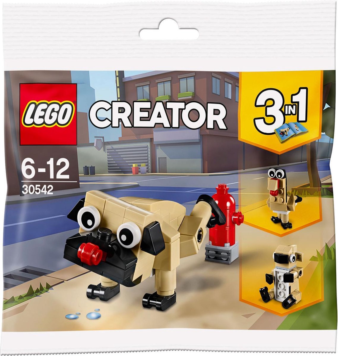 Lego Creator Mobshond 3 in 1 - Nr. 30542 - Lego zakje.