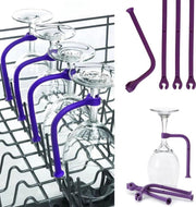 Wijnglazenhouder – 3 stuks - Siliconen hulpstuk - Wijnglazen set – Vaatwasser accessoire
