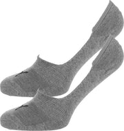 Puma footie 2p unisex - Sportsokken - Volwassenen - middle grey melange - 43-46