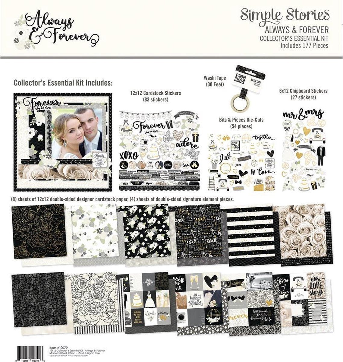 Simple Stories: Always & Forever Simple Collector's Essential Kit (10079)