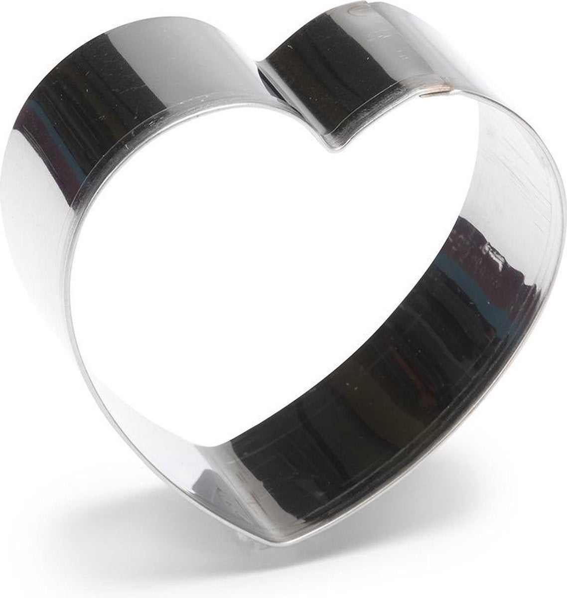 Patisse Uitsteekvorm Hart 8 Cm Rvs Zilver