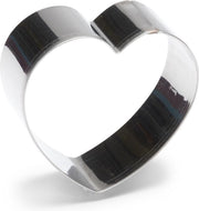 Patisse Uitsteekvorm Hart 8 Cm Rvs Zilver