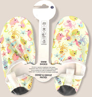 Eliz Baby Antislip Waterschoen Kinderen Waterslof Anti-slipzool Zwemschoen Gymschoen Zeedieren 20-21