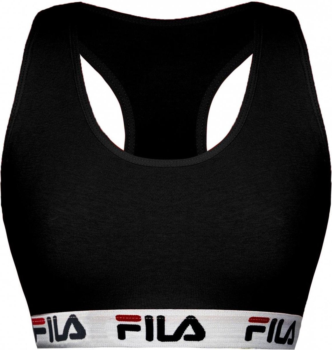 Fila - Dames Sport BH - Zwart - Maat  S