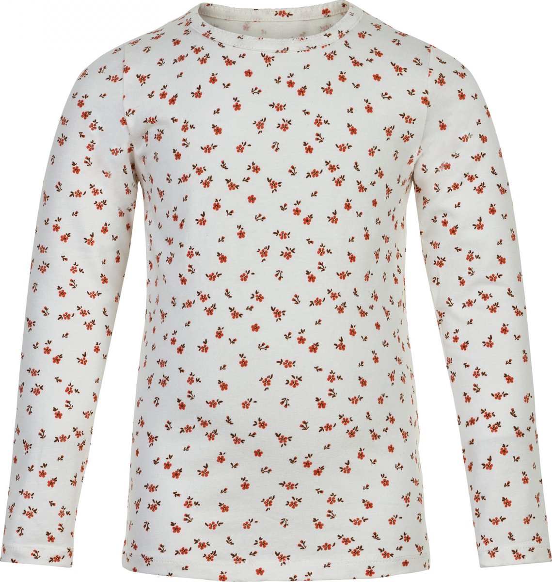 Minymo T-shirt Junior Katoen Gebloemd 2 Stuks Maat 104