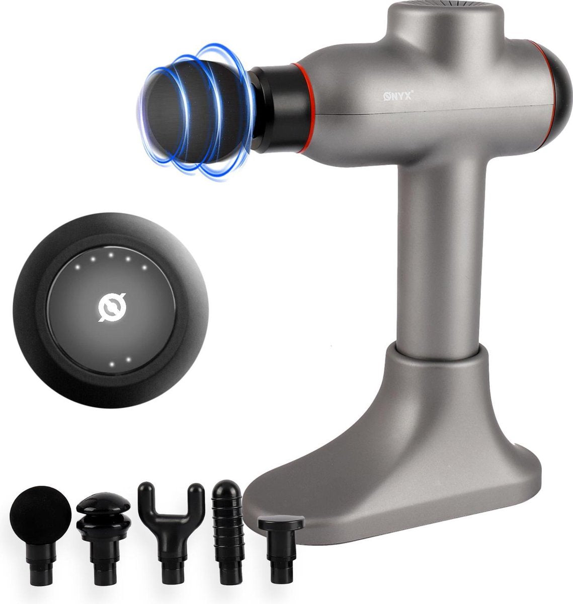 ONYX® Trigger massage gun 2.0 - Trigger point Vibratie massage technologie | Premium Massageapparaat - sportmassage – zelf massage - Massageapparaat - trigger point vibratie - Spier massage