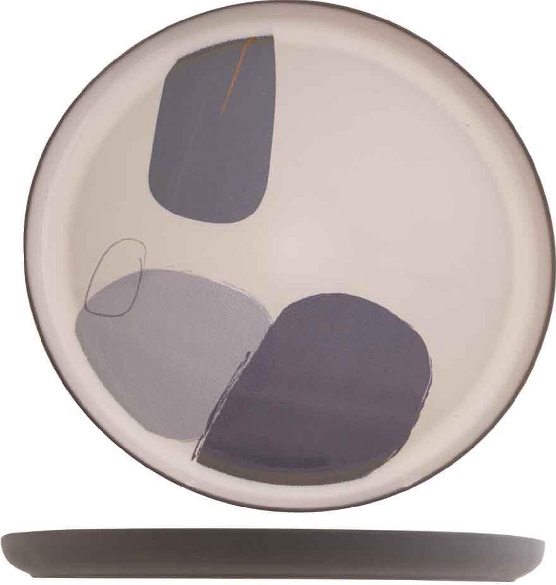 Pennello Blauw Dinerbord - Plat - Ø 27