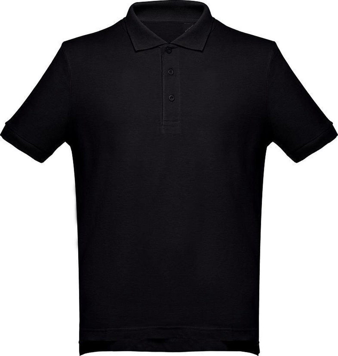 Romobrands_Heren polo_Model Mathijs_Zwart