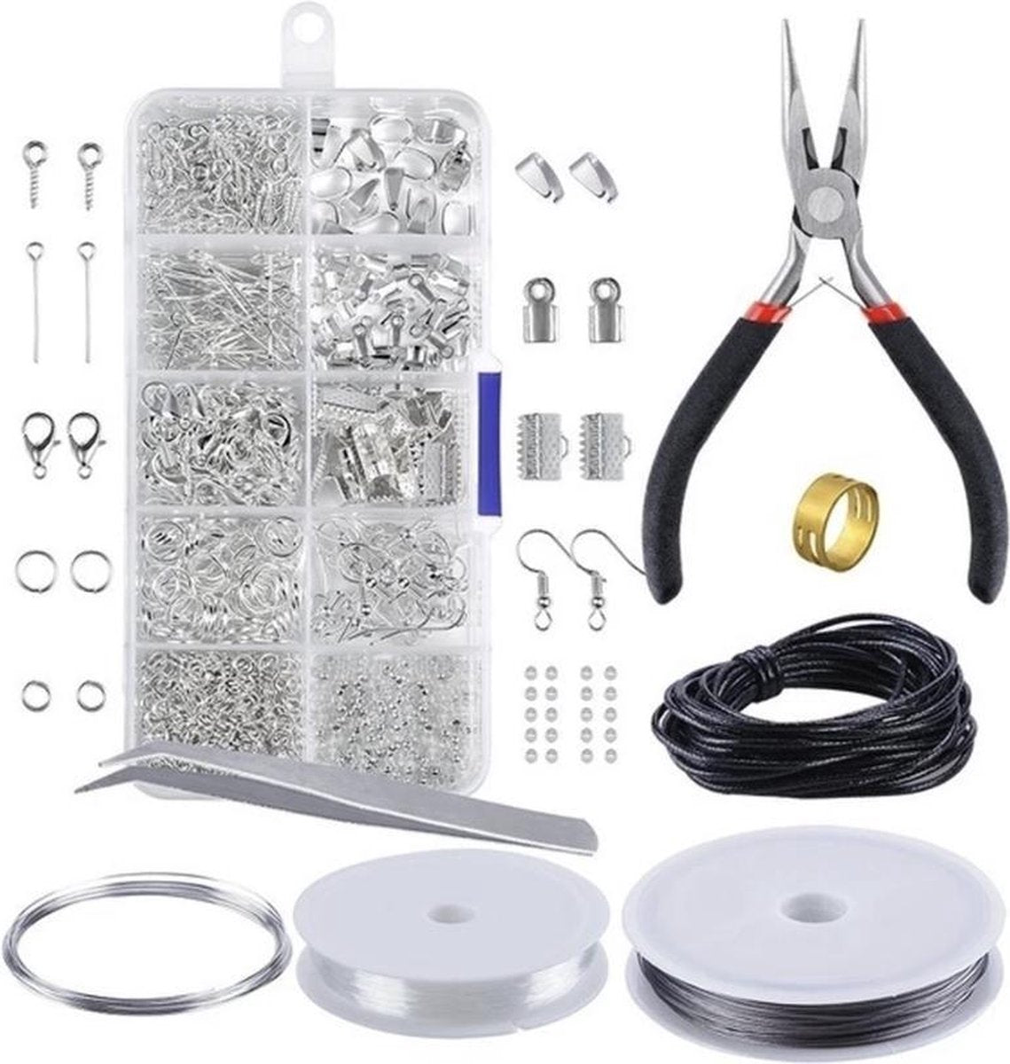 Sieraden maken pakket voor volwassenen / sieradenset / sieradenpakket / starterpakket / ruim 900 onderdelen / jewelry making kit / alles-in-een pakket