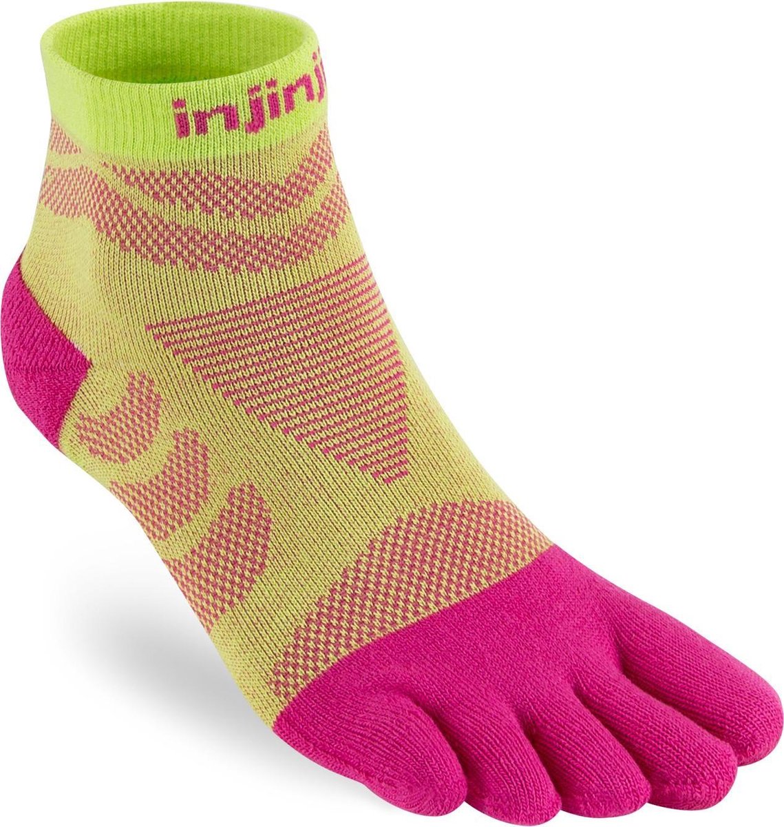 Injinji Ultra Run MC Coolmax Dames 401131 - Meerkleurig melon Dames - XS-S=35-40