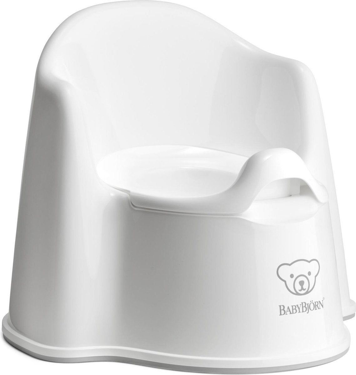 BABYBJÖRN Plaspotje Zetel - Wit-Grijs