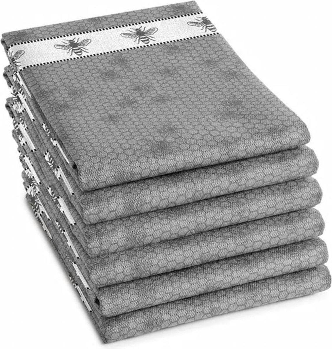 DDDDD Theedoek Honey Grey (6 stuks)