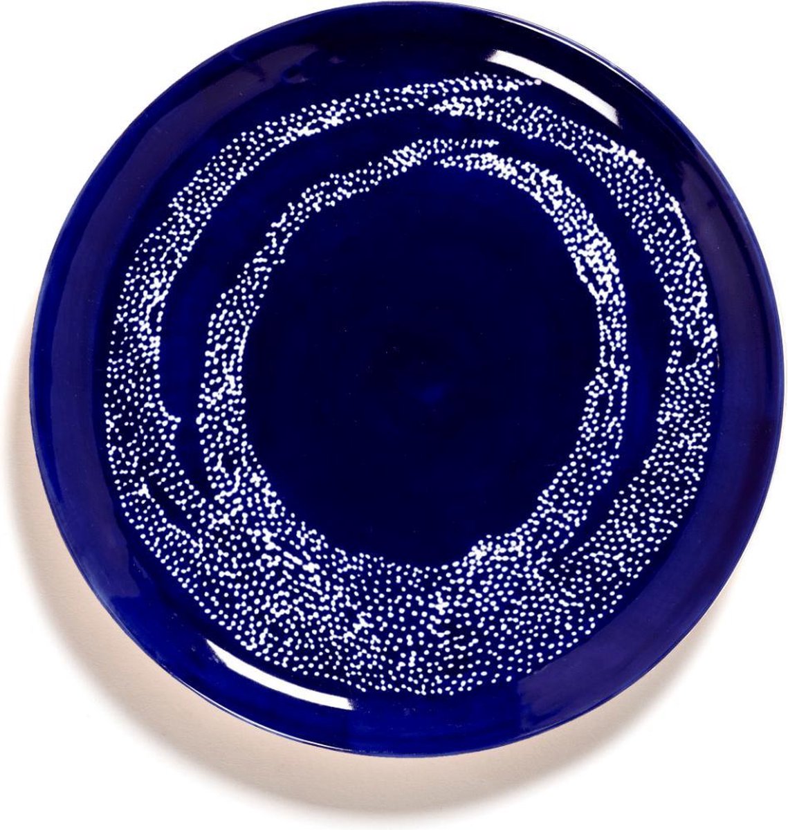 SERAX - Feast by Ottolenghi - Bord L 26x26cm Lapis Lazuli Swirl-D