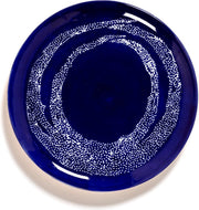 SERAX - Feast by Ottolenghi - Bord L 26x26cm Lapis Lazuli Swirl-D