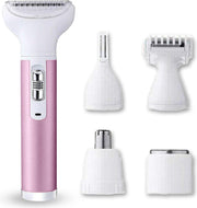 MM Brands 5 in 1 Ladyshave voor Vrouwen – Trimmer Vrouw – Epilator Gezicht – Haarverwijderaar – Ontharen – Elektrisch Scheerapparaat – Roze