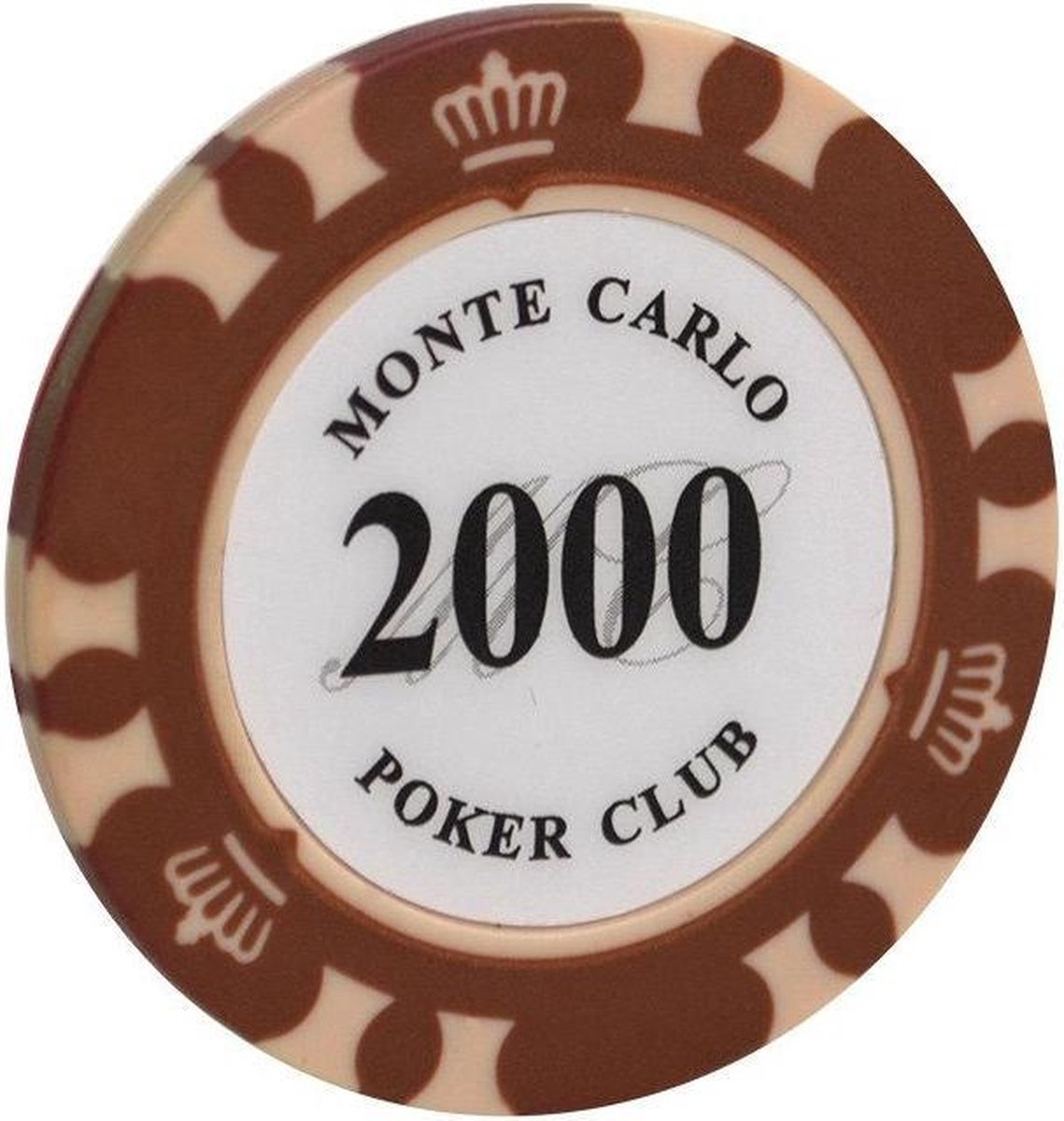 5 stuk Professionele Upscale Klei Casino Texas Poker Chips 14G waarde 2000