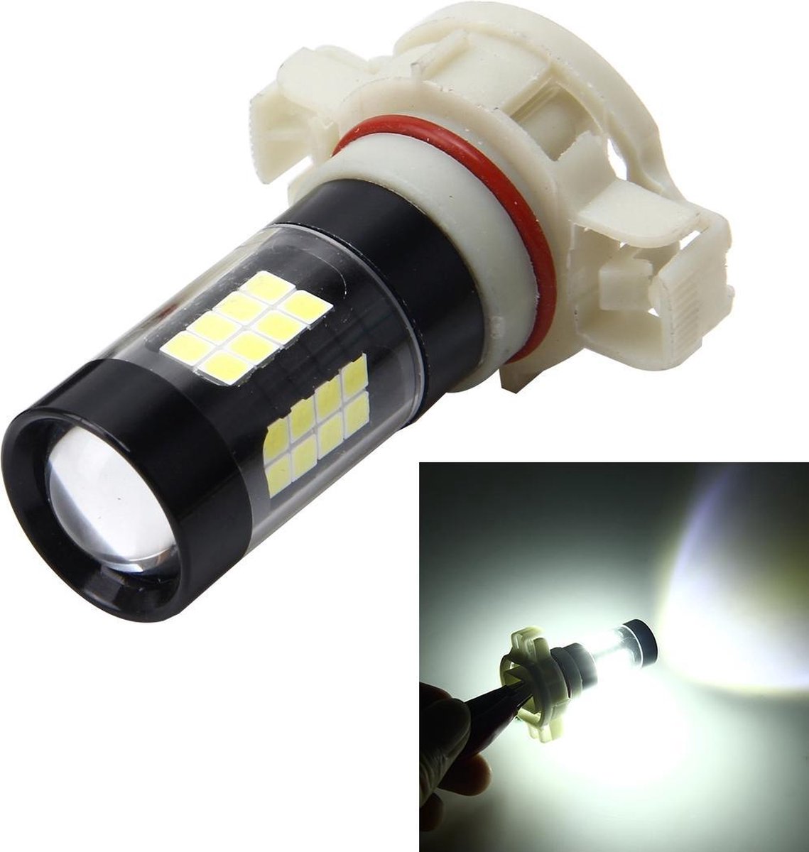 H16 7W 420LM 6000K Autorichtlampen met 42 SMD-3528 LED-lampen