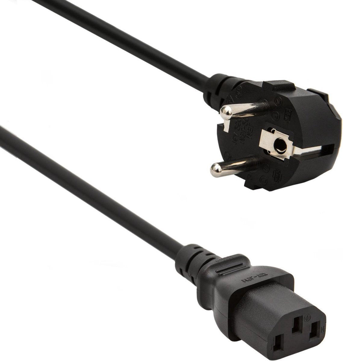 Allteq - C13 apparaatsnoer - Zwart - 1.5 meter
