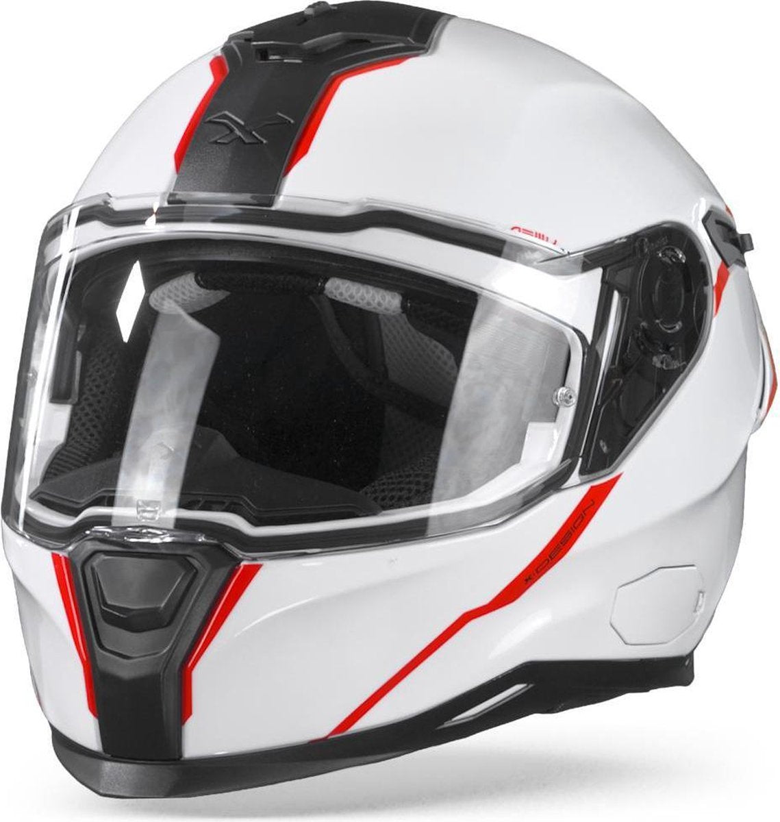 Nexx SX.100R Shortcut White Red  M