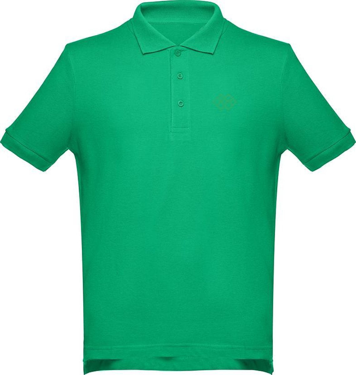 Romobrands_Heren polo_Model Mathijs_Kelly Green