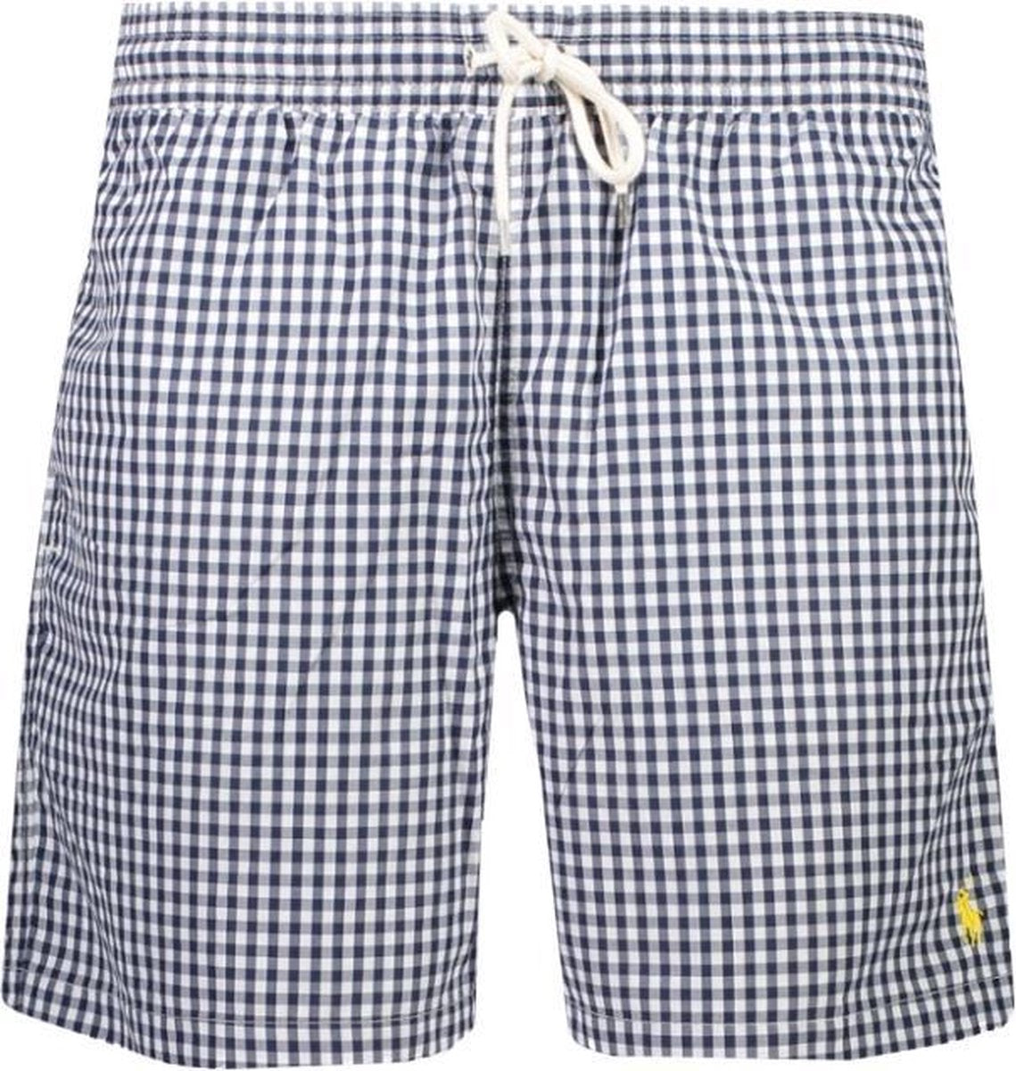 Polo Ralph Lauren  ZwemBroek Blauw Getailleerd - Maat S - Heren - Lente/Zomer Collectie - Polyester