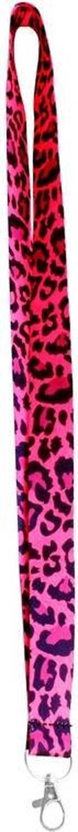 Panter Roze Keykord - Sleutelkoord - Lanyard  48 cm