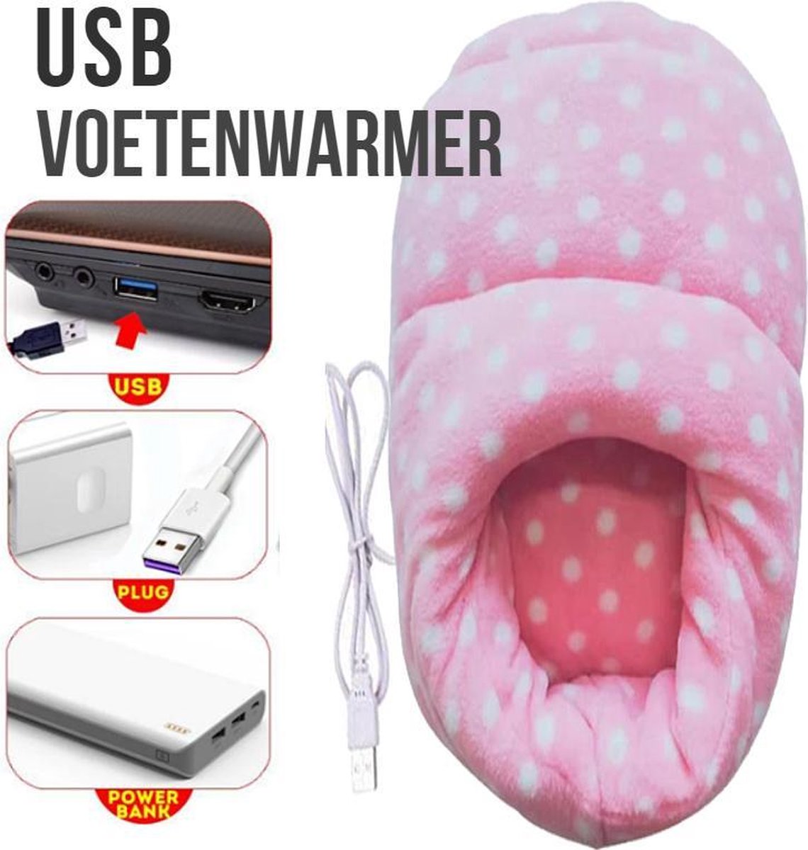 Allernieuwste USB Voetenwarmer - Voetverwarming - Warme voeten thuis
