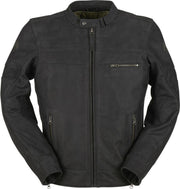 Furygan Shepard Vented Black Leather Motorcycle Jacket M