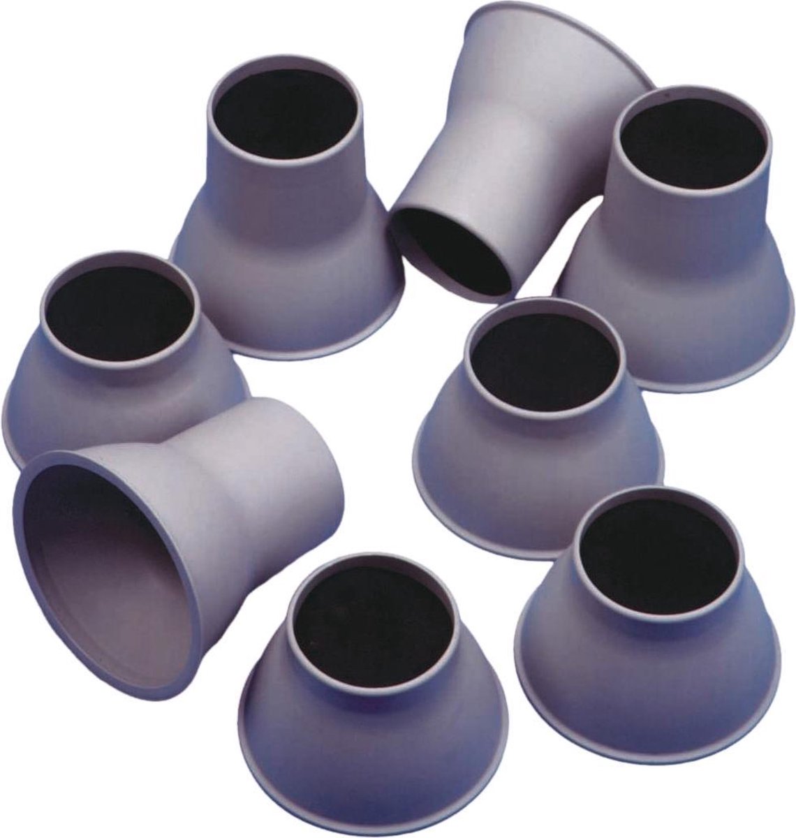 Aidapt - bed en stoel verhogers - grijs - olifantpoten - 14 cm