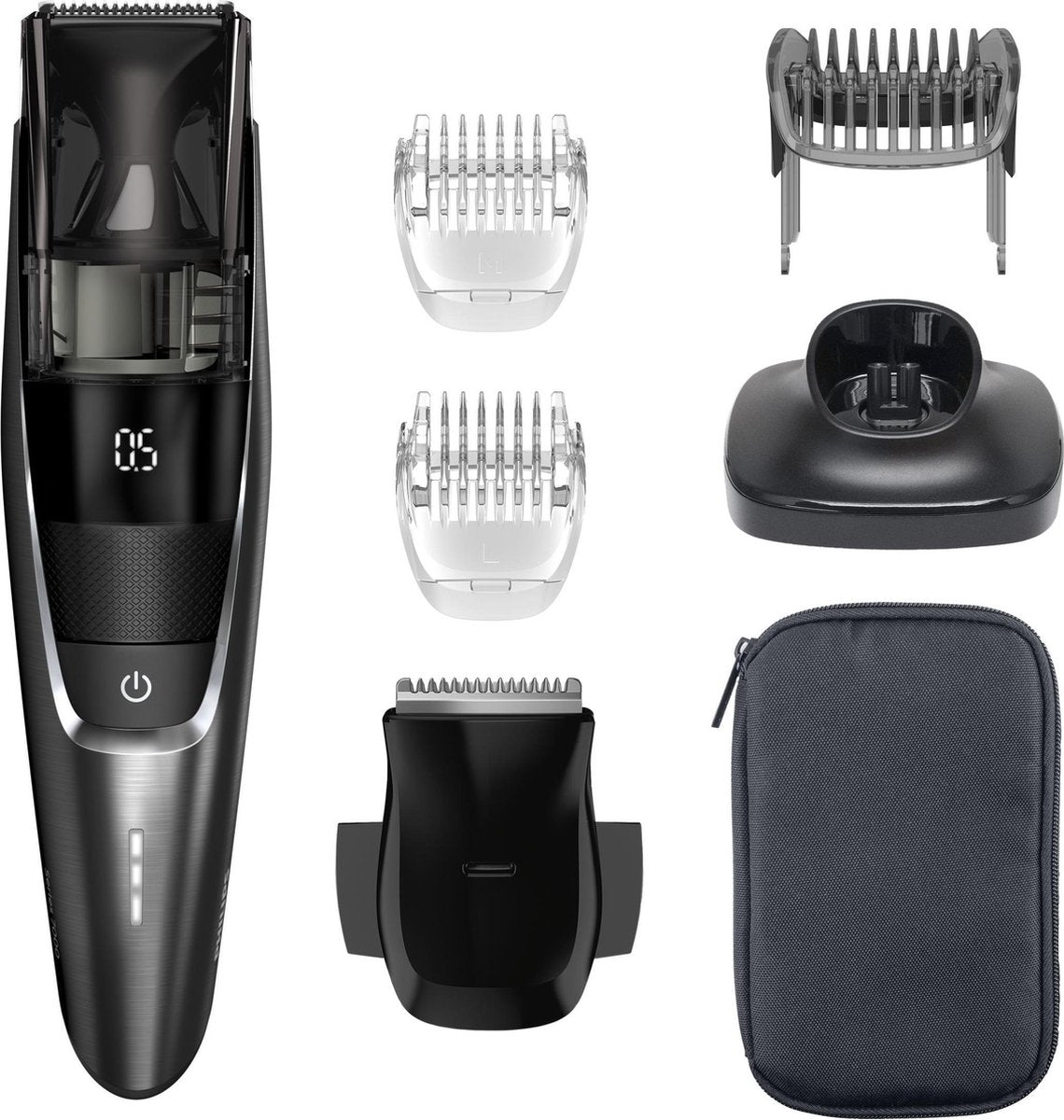 Philips series 7000 BT7520/15 - Baardtrimmer met Turbovac Systeem