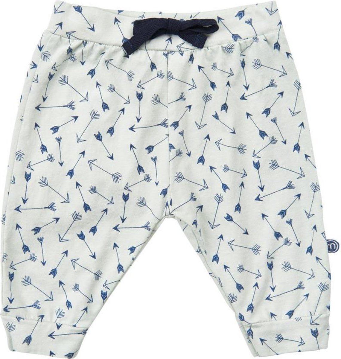 Minymo - baby broek - blauw - Maat 74