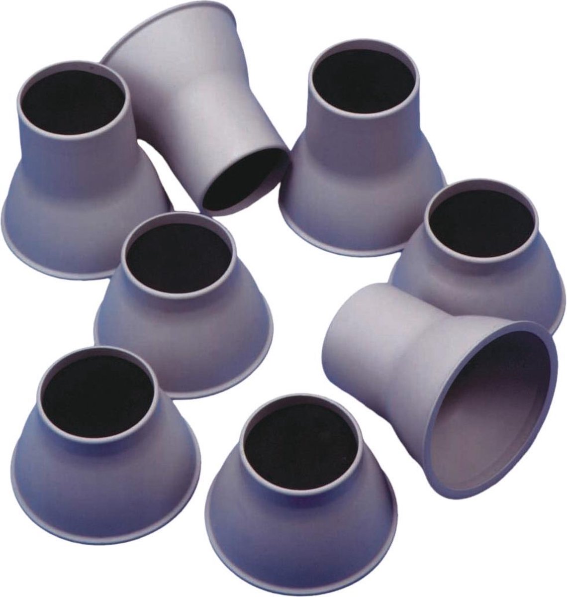 Aidapt - bed en stoel verhogers - grijs - olifantpoten -  9 cm
