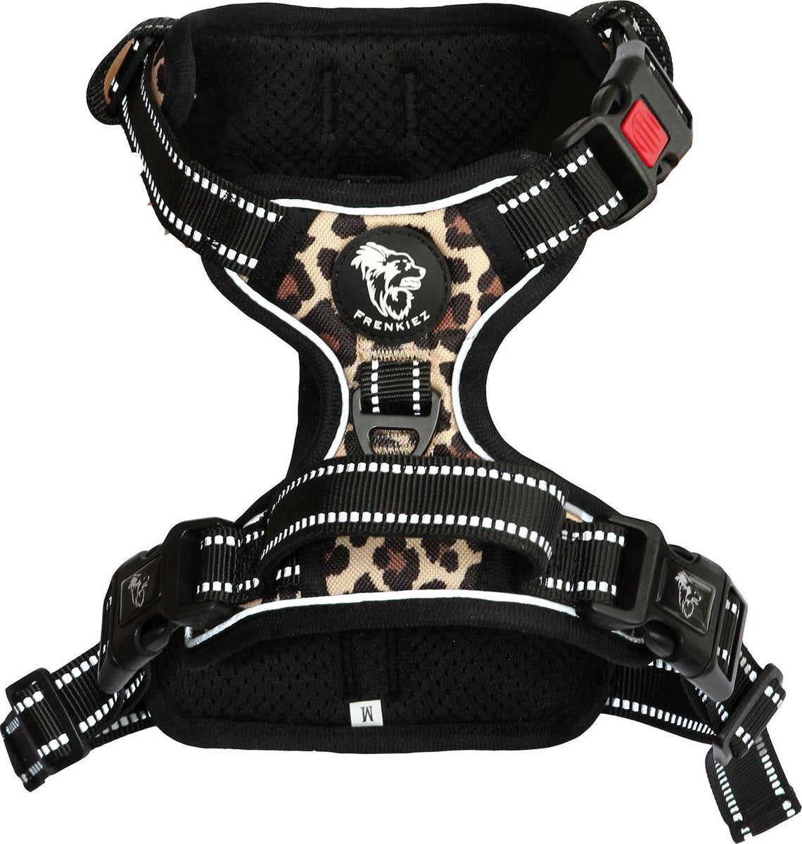 Frenkiez reflective no pull lockable harness