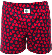 DEAL boxershort hearts blauw - L