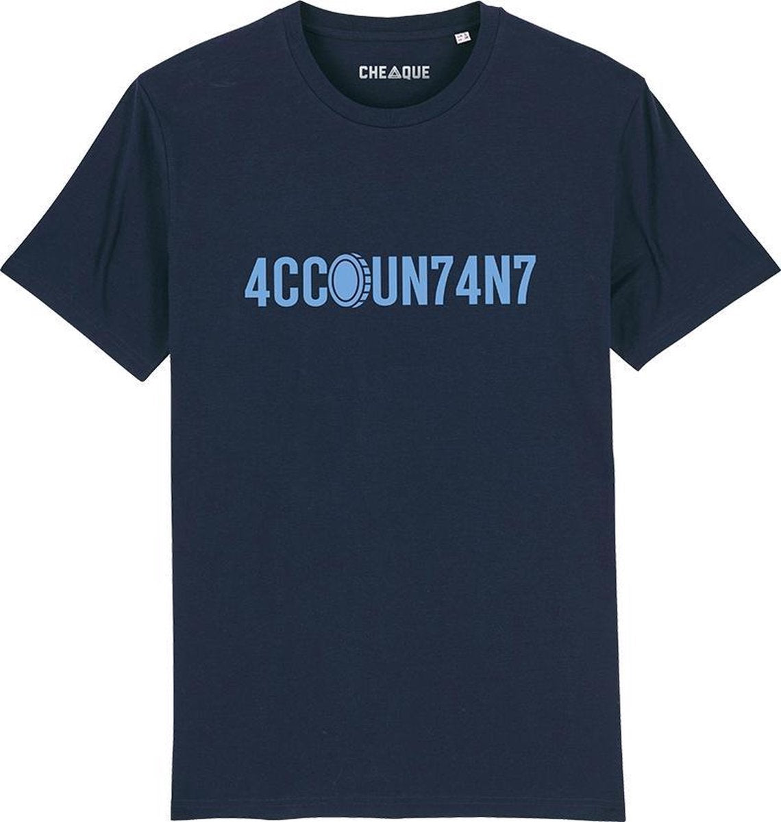 ACCOUNTANT DONKERBLAUW T-SHIRT