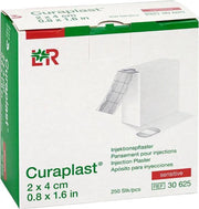 Curaplast Sensitiv - injectie pleisters Lohmann & Rauscher 2 x 4 cm   -   250 stuks
