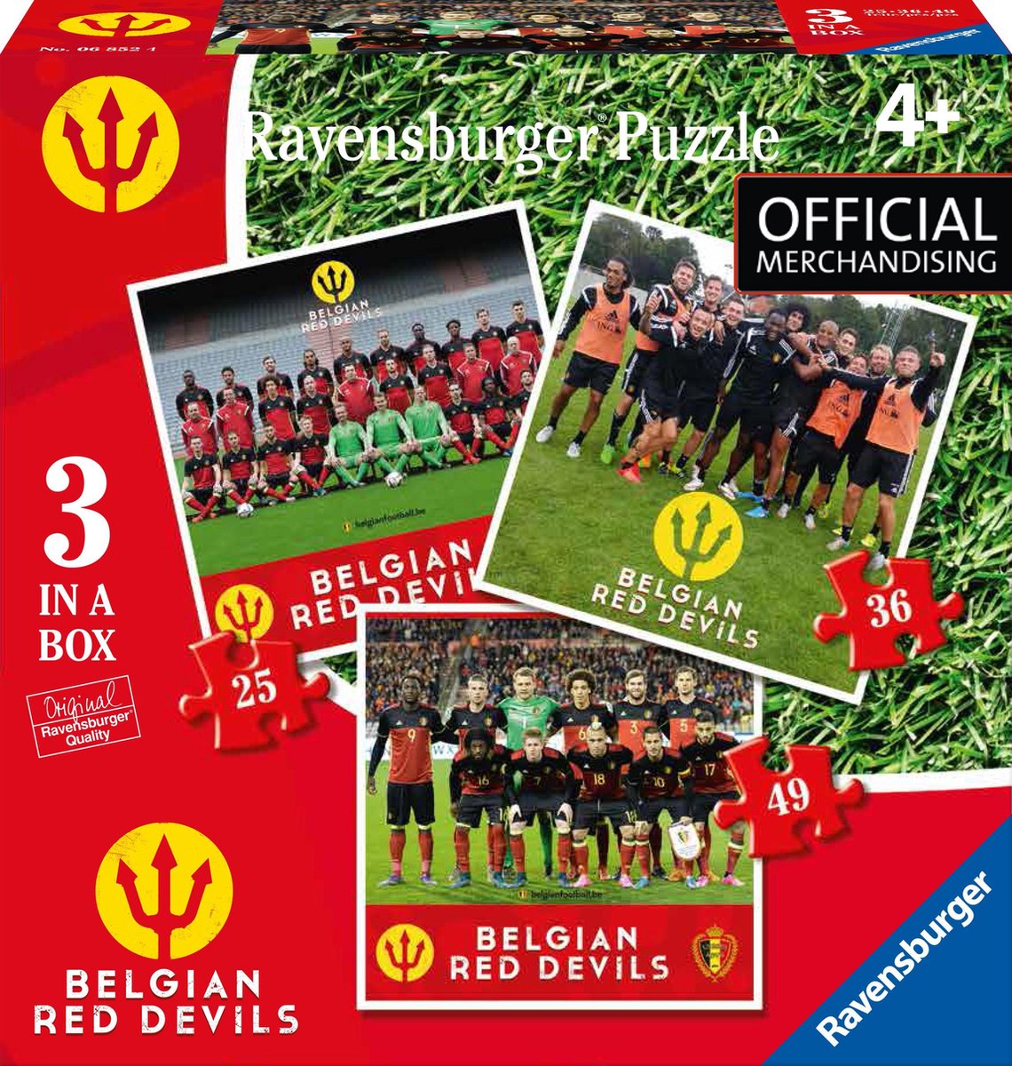 Ravensburger Rode Duivels 2016 Puzzels 25/36/49 stukjes