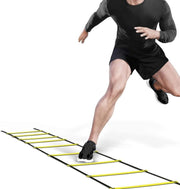 AJ-Sports Loopladder 5 meter - Agility speed ladder - Fitness agility ladder - Sportladder - Ladder - Behendigheids training -  Coördinatie - Sporten - Thuis sporten - Home trainers - Fitness/Voetbal oefeningen