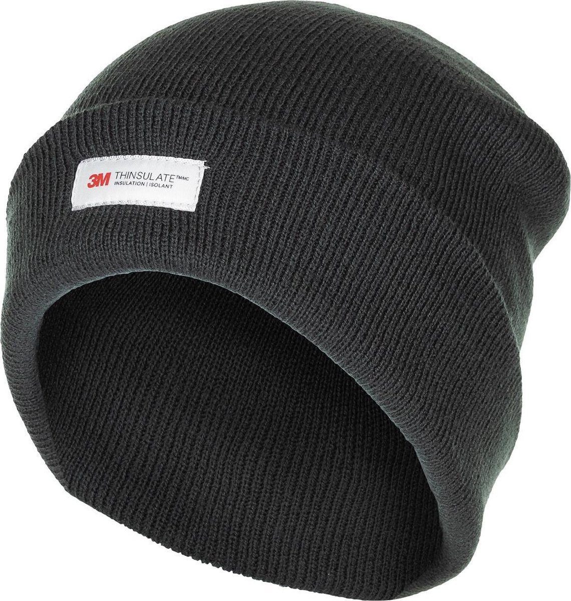 Koukleum beanie muts antraciet met thinsulate