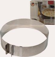 Taartring met handgreep verstelbaar Ø 18 cm - 30 cm x 7 cm
