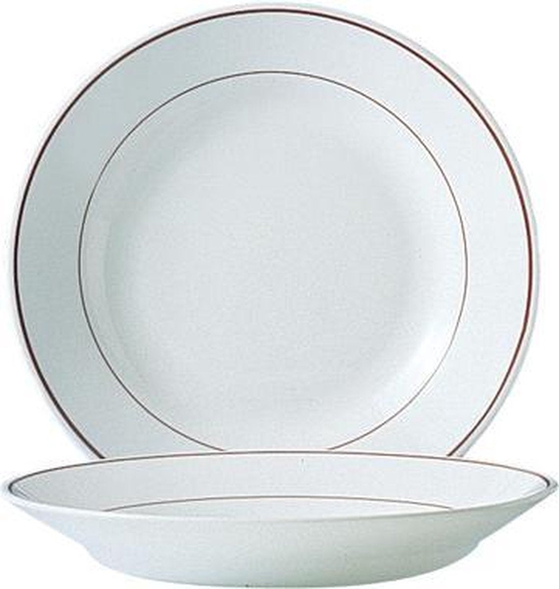 Restaurant Bordeaux Diep Bord - Ø 22cm