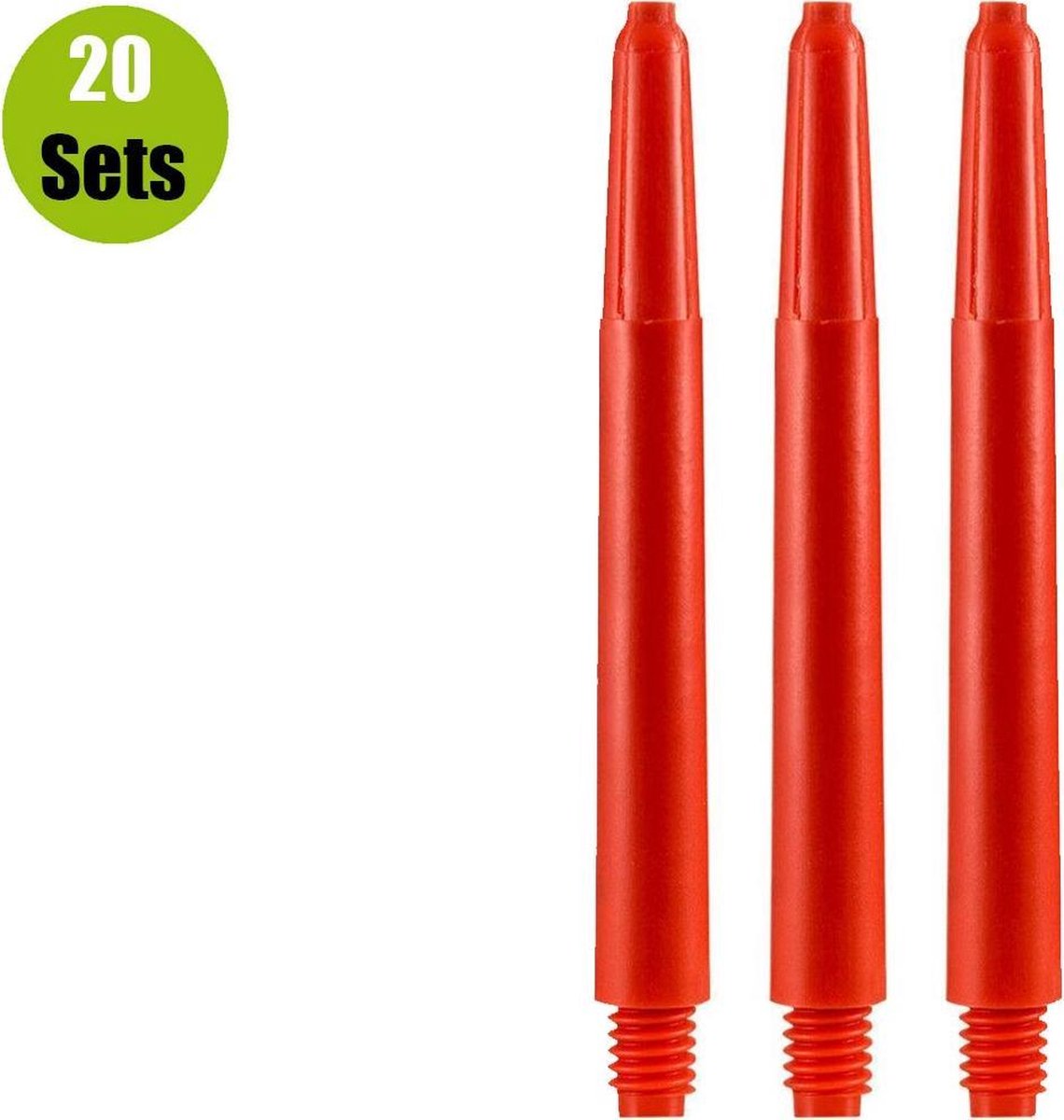 Nylon Dart Shafts - Rood - In Between - (20 Sets)